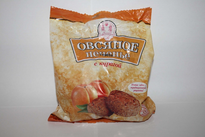 Пячэнне Аўсянае з курагой 1г ПП