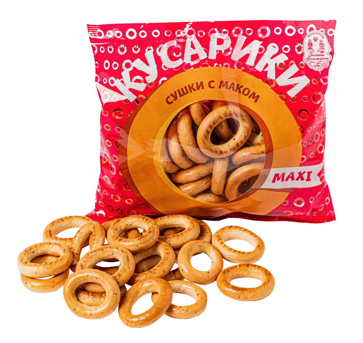 Сушка "Кусарики"  maxi  с маком ПП