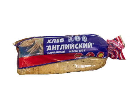 Хлеб "Английский" (формовой) 0,3нПАК; 0,550 нПАК