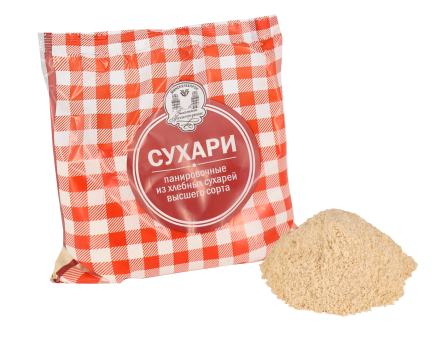 Сухари панировочные из хлебных сухарей высшего сорта