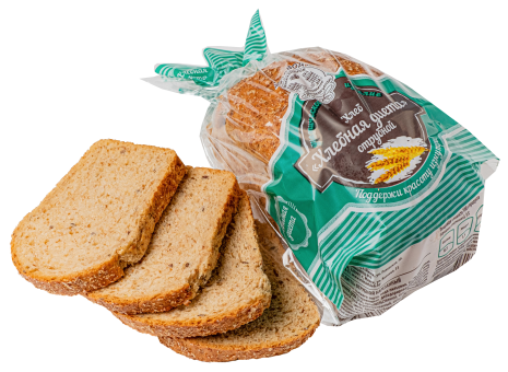 Хлеб «Хлебная диета» отрубной нарезанный