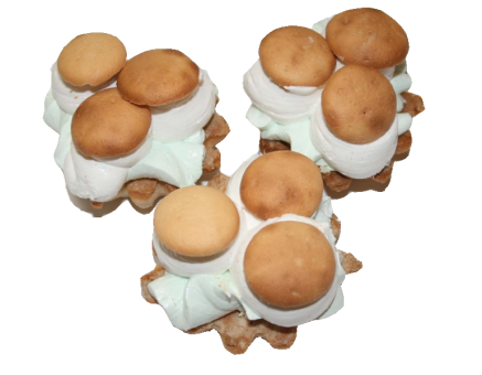 Пирожное "Корзиночка с грибами" 0,3 к-с