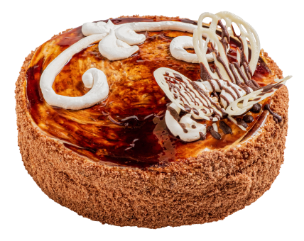 Торт "Зеркальная карамель" (к-с)